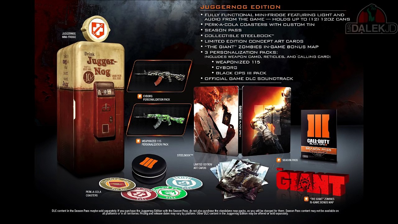 Black Ops 3 _JUGGERNOG EDITION_ - Special Edition WITH DER RIESE ZOMBIES Remake DLC!