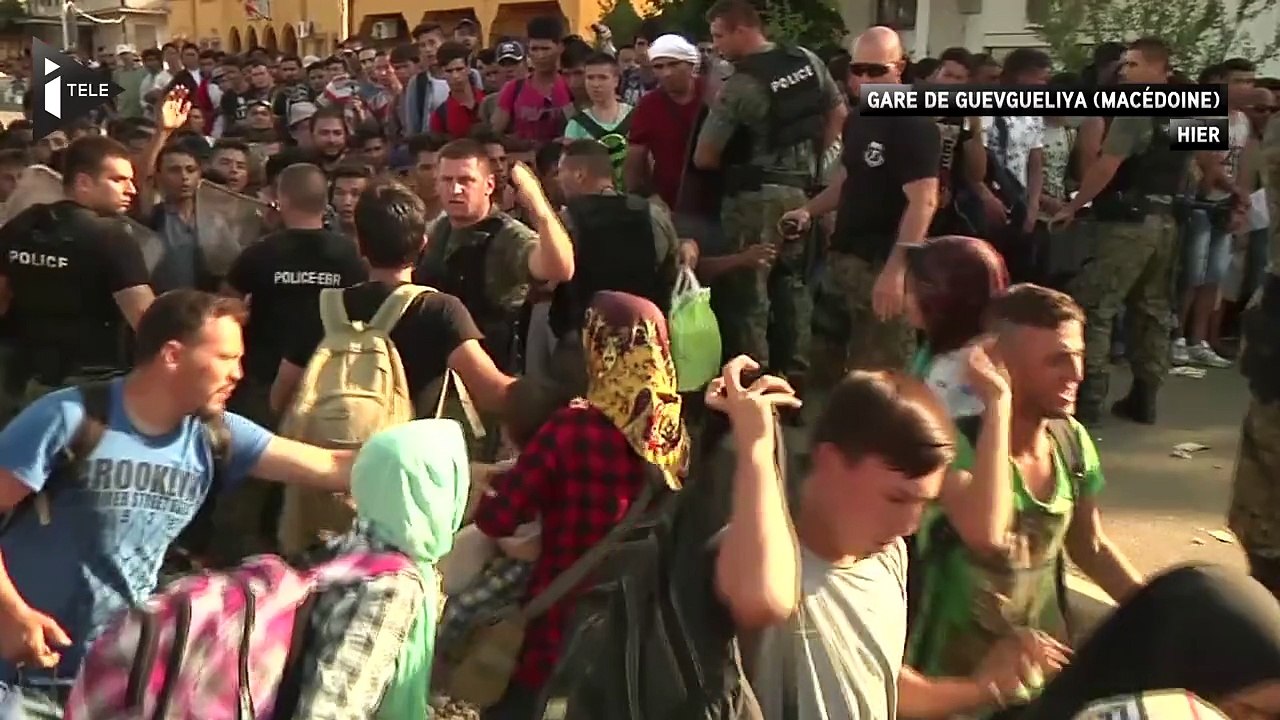 Depuis la Macédoine, les réfugiés rêvent d'une vie meilleure