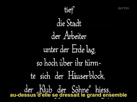 Metropolis - Fritz Lang - Les deux mondes : la cité des travaillleurs et le Club des Fils