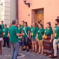 South African choir sing outside Dutch embassy, Riga after Malaysia Airlines crash