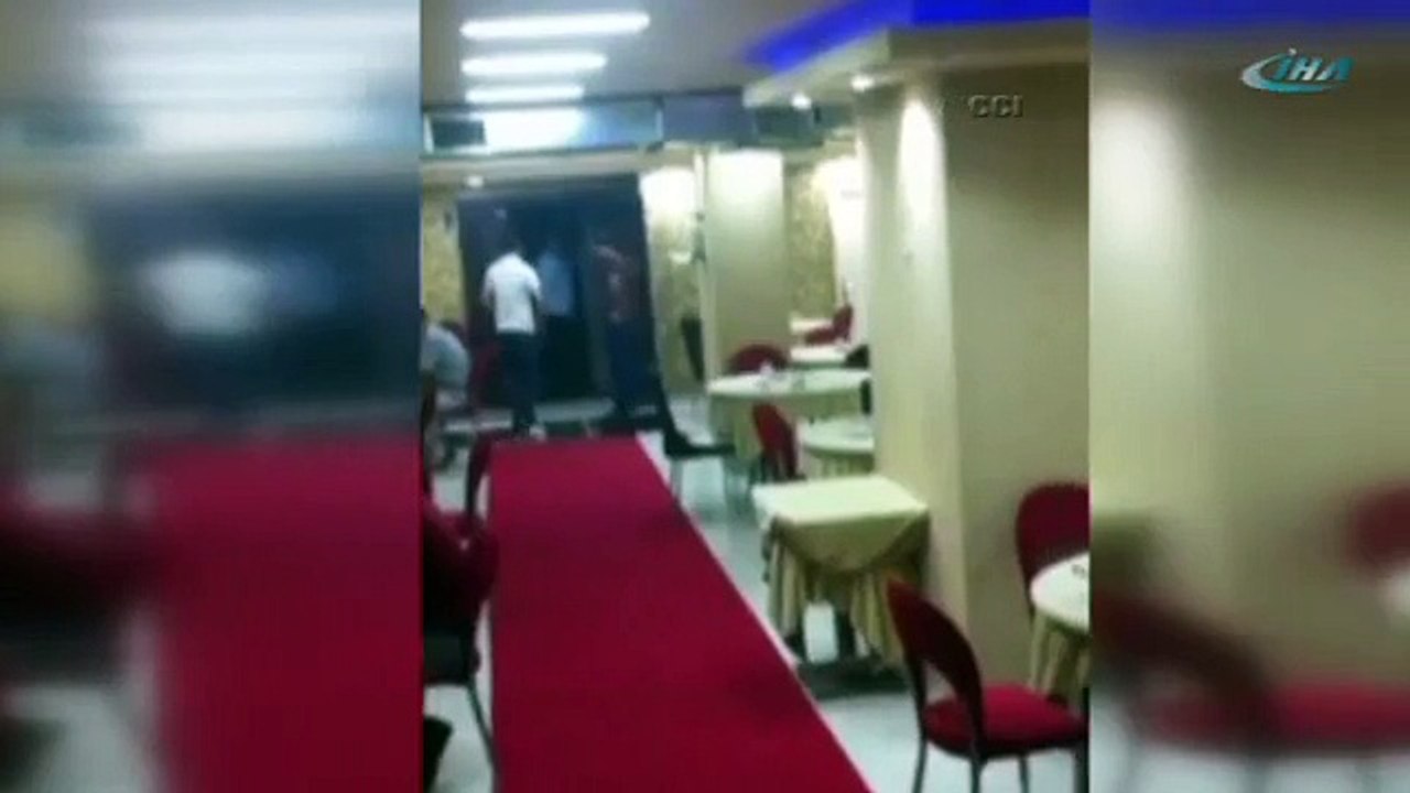 Kumarhane baskını polis kamerasında