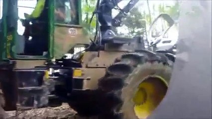 John Deere Forstschlepper 540H mit KOTSCHENREUTHER Umbau