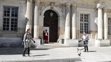 Escrime Ancienne artistique - Château Royal de Blois 2015 - extrait 2 - Historical fencing - Историческое фехтование