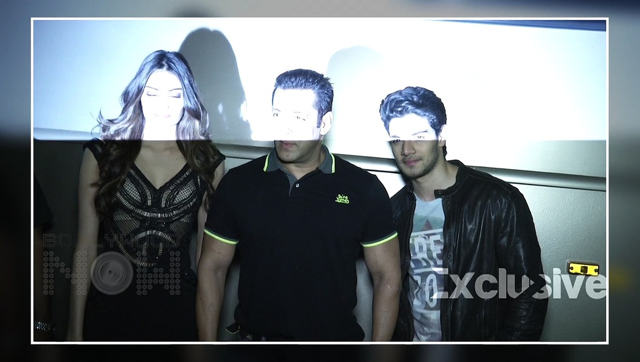 Spotted! Salman Khan with Sooraj and Athiya After Promoting Hero On Jhalak Reloaded