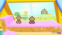 Filastrocche: Five Little Monkeys | Bambini Canzoni Italiane | Learn Italiane