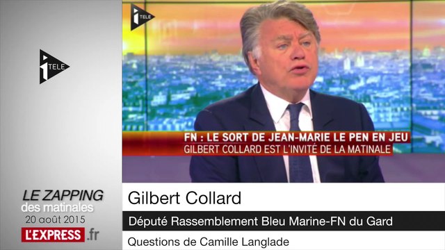 FN: Jean-Marie Le Pen m'emmerde déclare Gilbert Collard - Le Zapping des matinales