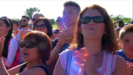 Damone Rippy Hot Flyboarder Plays in the Hudson River Americas Got Talent 2015