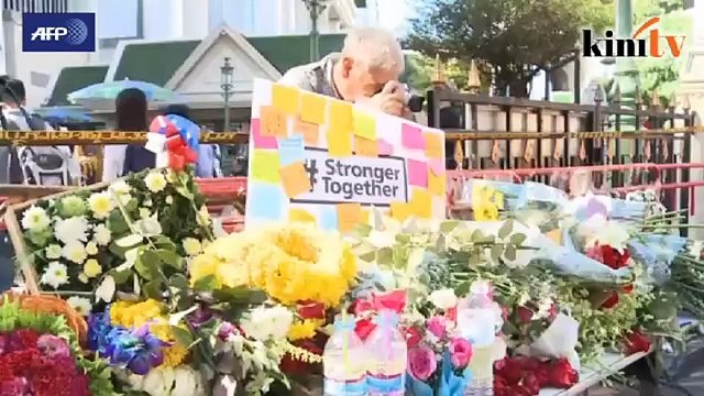 Kuil lokasi serangan bom di Bangkok dibuka semula