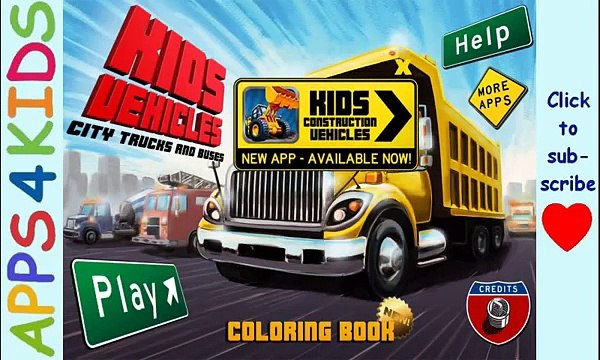 Kids Vehicles Learning App for Kids: City, Trucks, Buses & More
