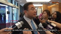 Did Wee Ka Siong say he was 'punched' or not?