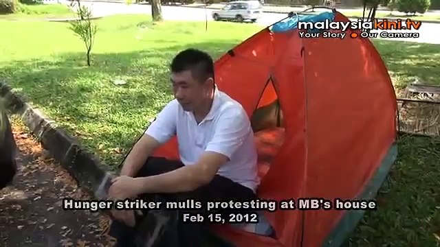 Hunger striker mulls protesting at MB's house