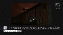 Les images de l'incendie qui a touché la Cité des sciences et de l'industrie de Paris