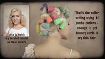 Old Hollywood hair tutorial: No heat bouncy vintage curls overnight Pinup soft waves