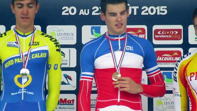 Championnat de France Juniors du contre-la-montre 2015 : La marseillaise pour Louis Louvet