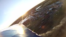 POV: Insane maneuvers from stunt plane