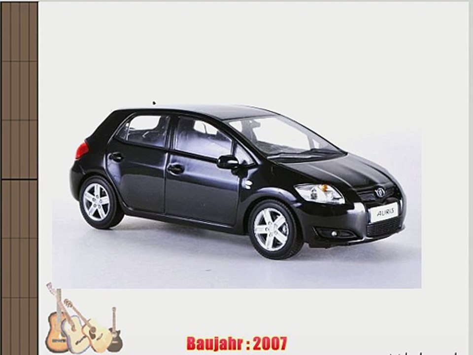 Toyota Auris schwarz 5-T?rer  2007 Modellauto Fertigmodell Minichamps 1:43