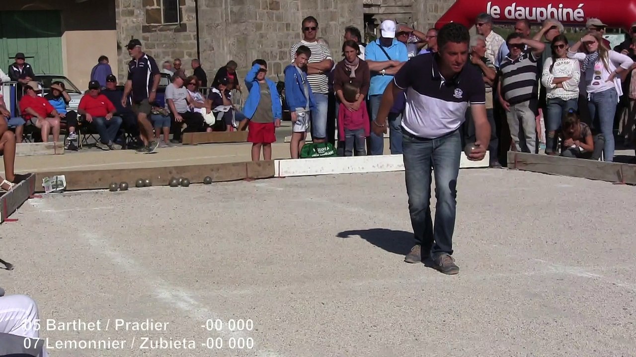 Mène 9, Mondial Open Mixte de la doublette, Sport Boules, Cros-de-Georand 2015