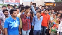 Watch Why Students protest against  college