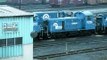 FL9 and GP7 in Conrail trains at CP-VO Selkirk branch, NY 08/06/1993