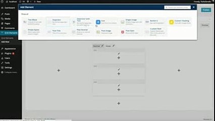 Visual Composer Grid Element Builder
