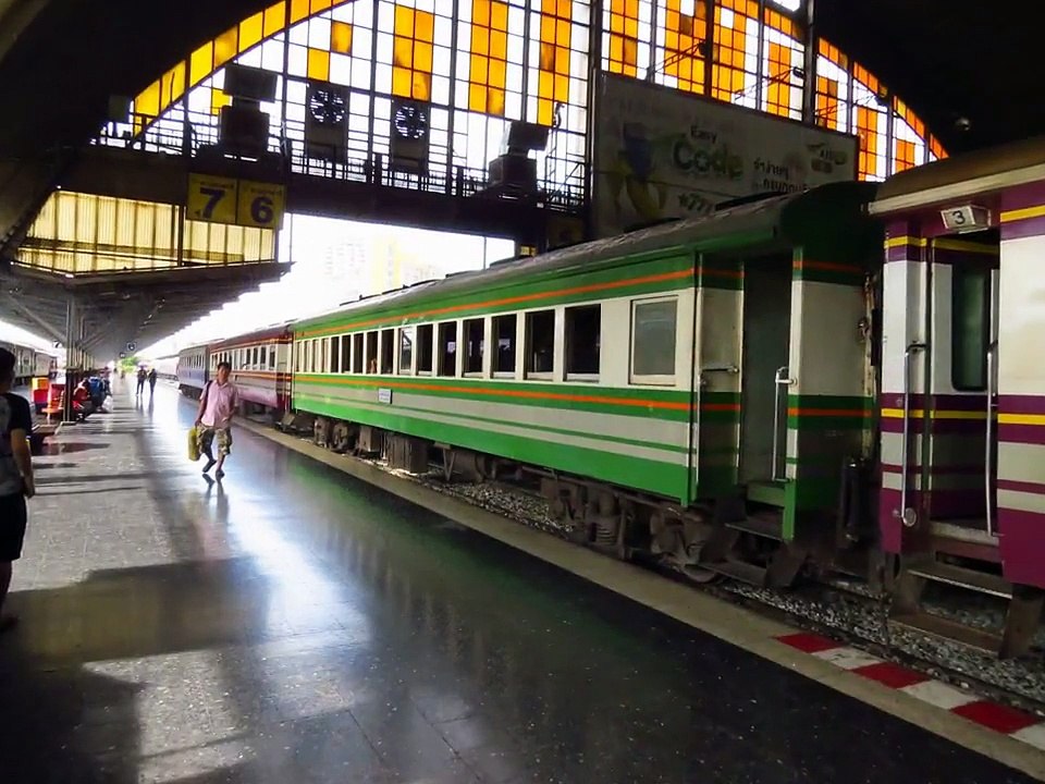 Bangkok Railway Station and Trains