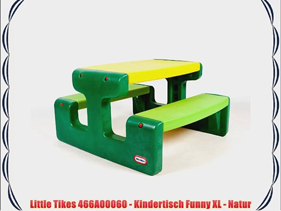 Little Tikes 466A00060 - Kindertisch Funny XL - Natur