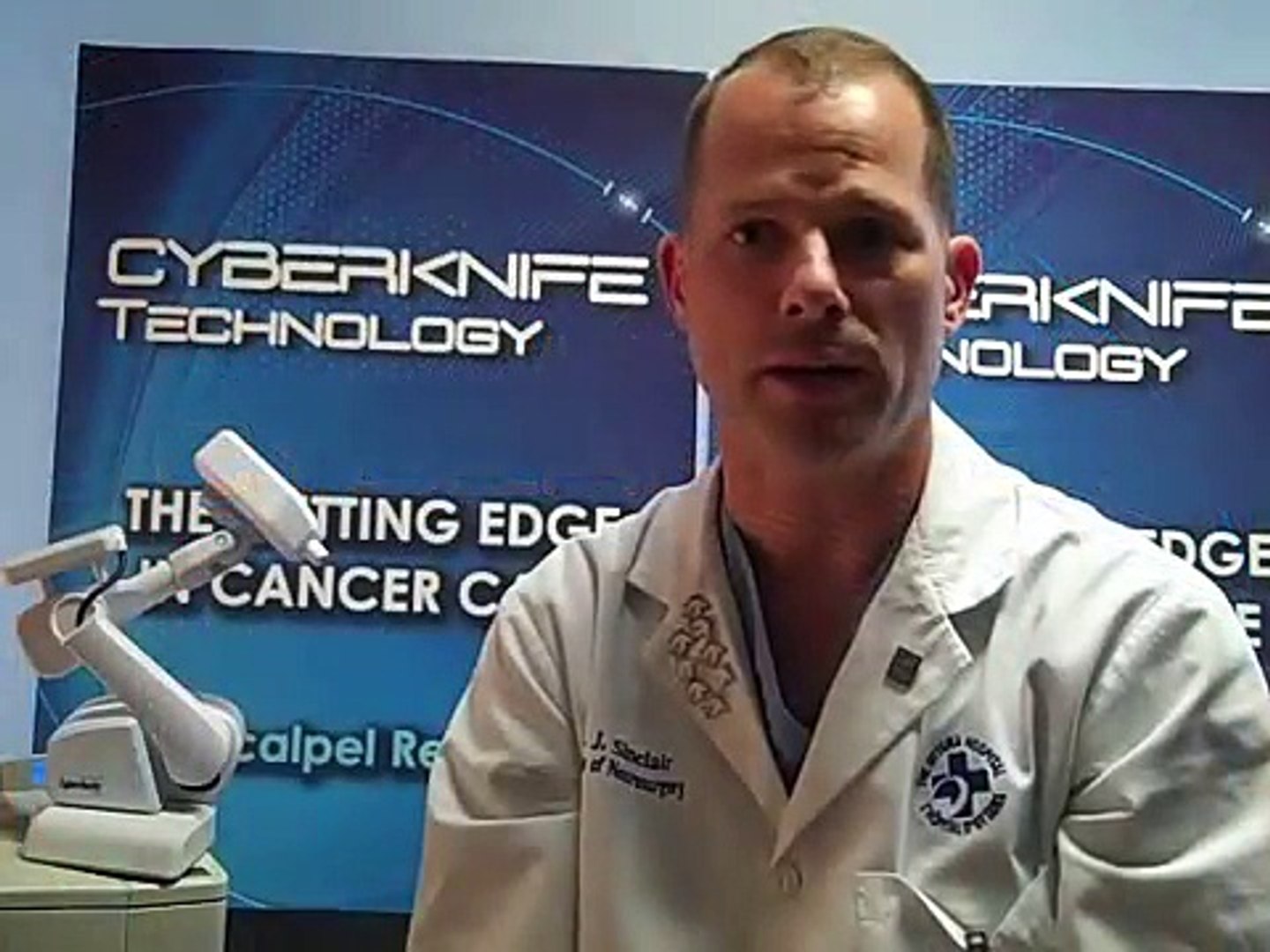 Dr. Sinclair, Ottawa Hospital Neurosurgeon, talks about CyberKnife