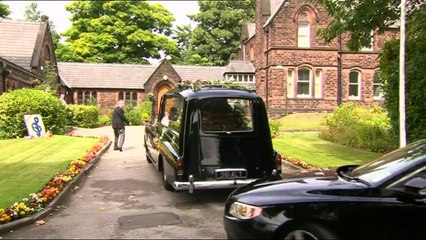 Cilla Black's coffin carried into church