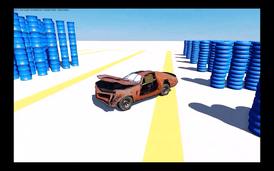 Next Car Game Tech Demo - Crash Compilation