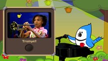 Learning The Sounds Instruments Part 1, Musical Instruments, Learning For Children