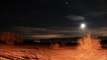 Time Lapse of Moonset and Stars over the Salton Sea. Watch in HD to see the stars.