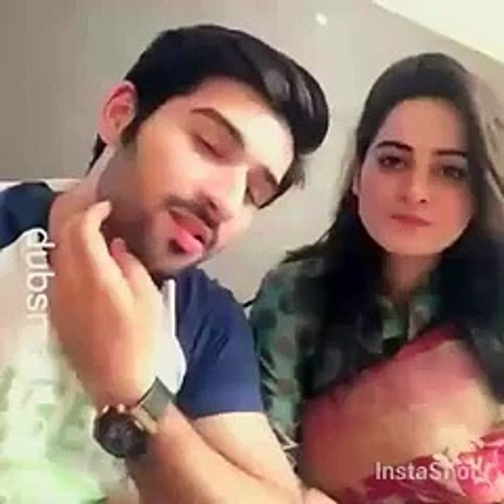 Amina and muneeb dubsmash very beatiful