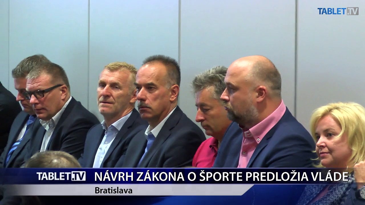 P. PELLEGRINI: Vieme, že s novým zákonom o športe nebudú spokojní všetci