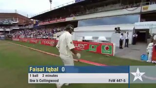 Monty Panesar's funny wicket of Inzamam