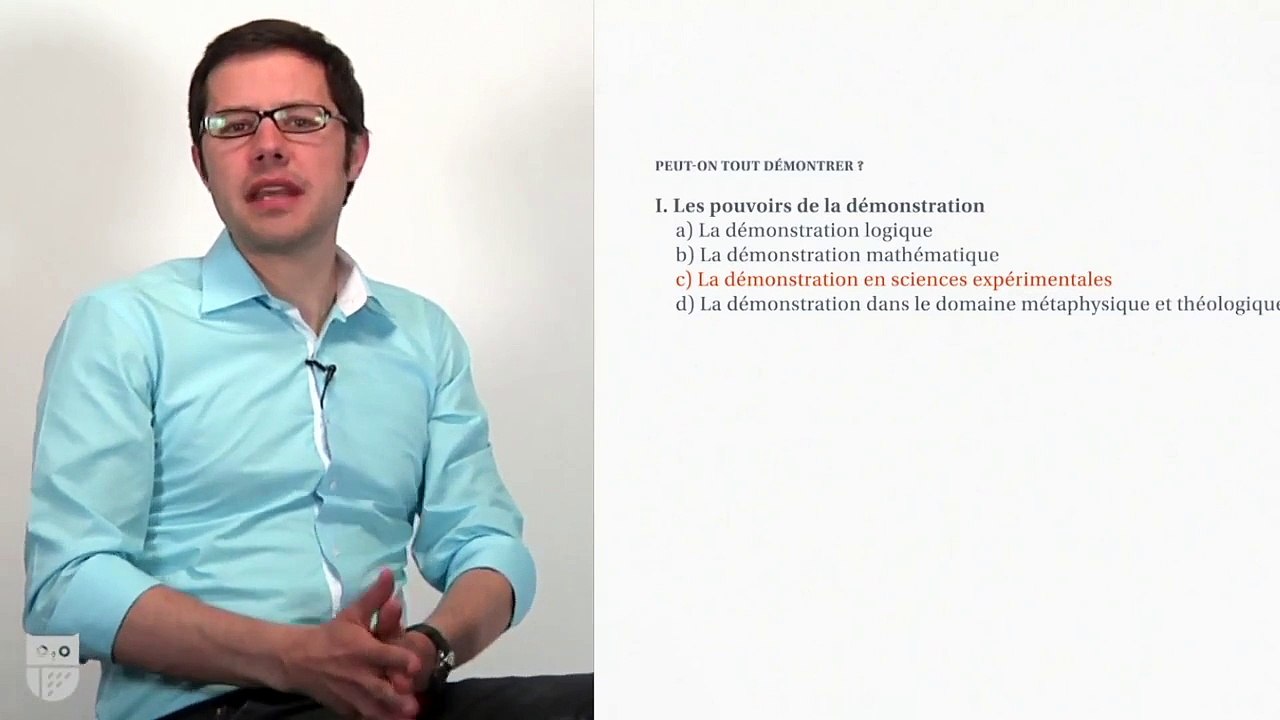 Bac philo - La démonstration : Sujets