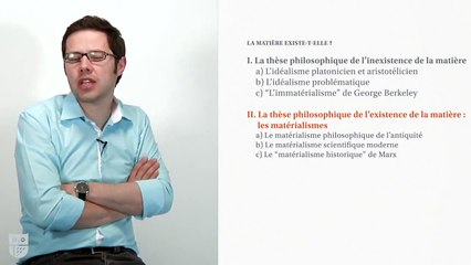Bac philo - La matière : Sujets