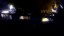 Abetone (PI) - Incendio nella notte, distrutti 12 appartamenti (16.08.15)
