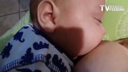 Breastfeeding Mother On Bed, Playing With Baby Cute