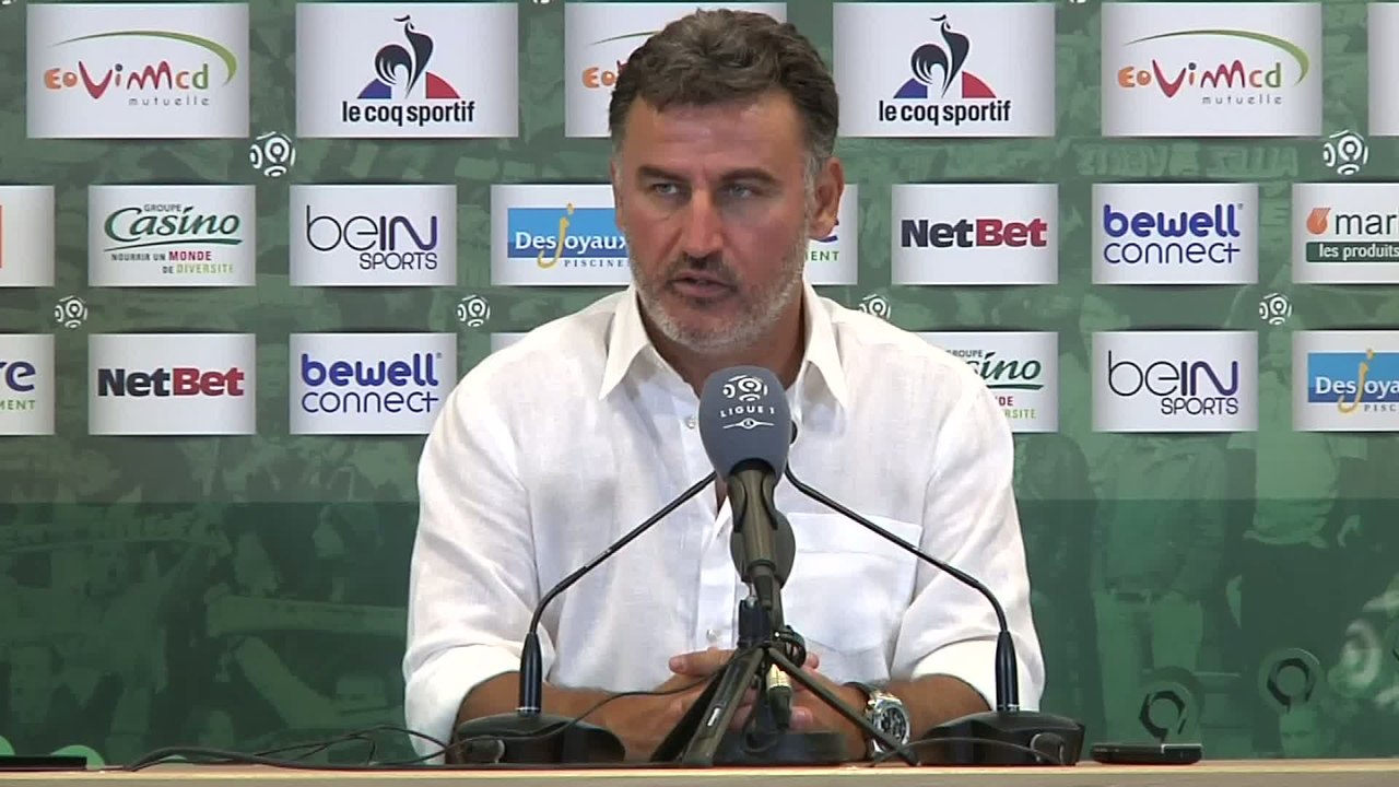 Foot - Ligue Europa - ASSE : Galtier «Ma préoccupation est notre niveau athlétique»