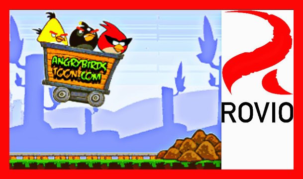 Angry Birds Dangerous Railroad angrybirds - Rovio Birds - Android Game - Funny Putonilton
