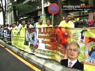 Picket against Employment Act in Kuala Lumpur