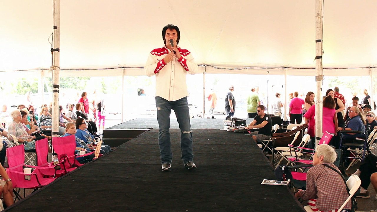 Andy Svrcek sings 'She Thinks I Still Care' Elvis Week 2015