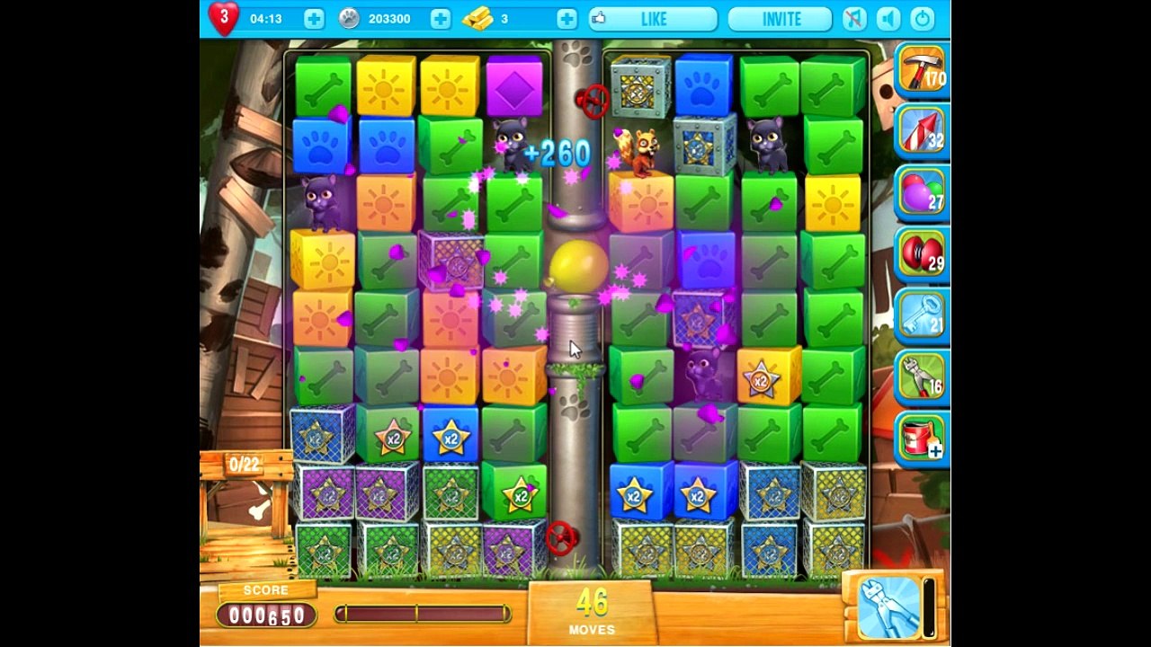 Pet Rescue Saga level 1057 NO BOOSTERS