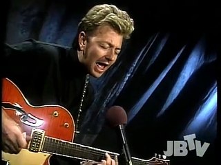Brian Setzer - Mystery Train Live (rare video).avi