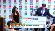 $66 million Mega Millions winner steps forward