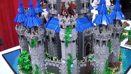 Con piezas de Lego construyeron el castillo de "The Legend of Zelda"