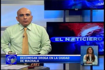 Decomisan droga en la ciudad de Machala