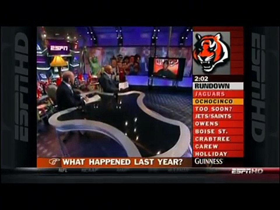 Chad Ochocinco on Pardon The Interruption (ESPN)