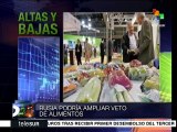 Rusia vetará alimentos de países que apoyen sanciones en su contra