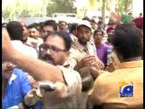 Journalists protest outside private hospital in Khi following scuffle with management